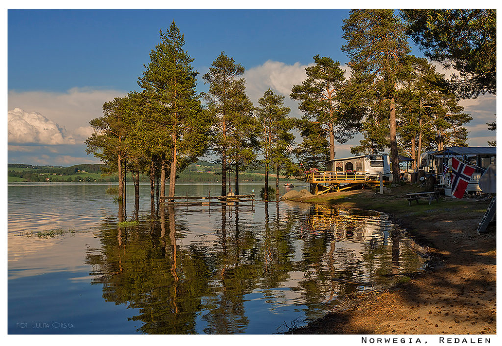 Norwegia, Redalen, Sveastranda Camping